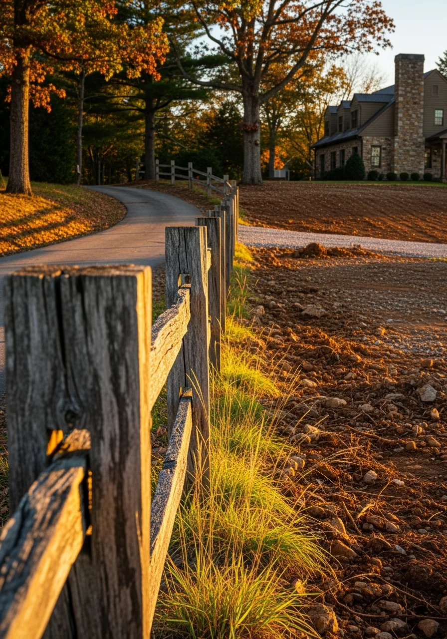 A service professional standing in front of a Nelson County home, ready to help with local property needs.